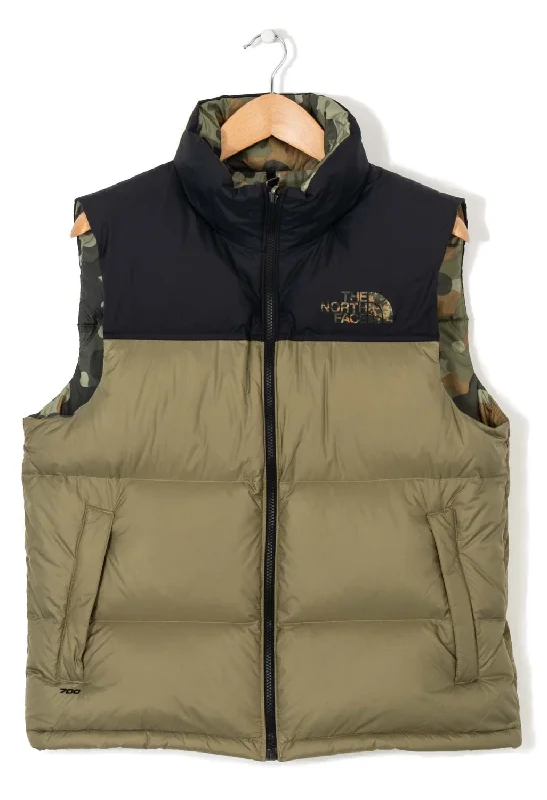 men's formal vest jackets -The North Face 1996 Retro Nuptse Men's Vest - Tumbleweed