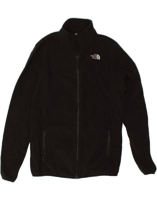 men's breathable jackets -THE NORTH FACE Mens Fleece Jacket UK 36 Small Black Polyester