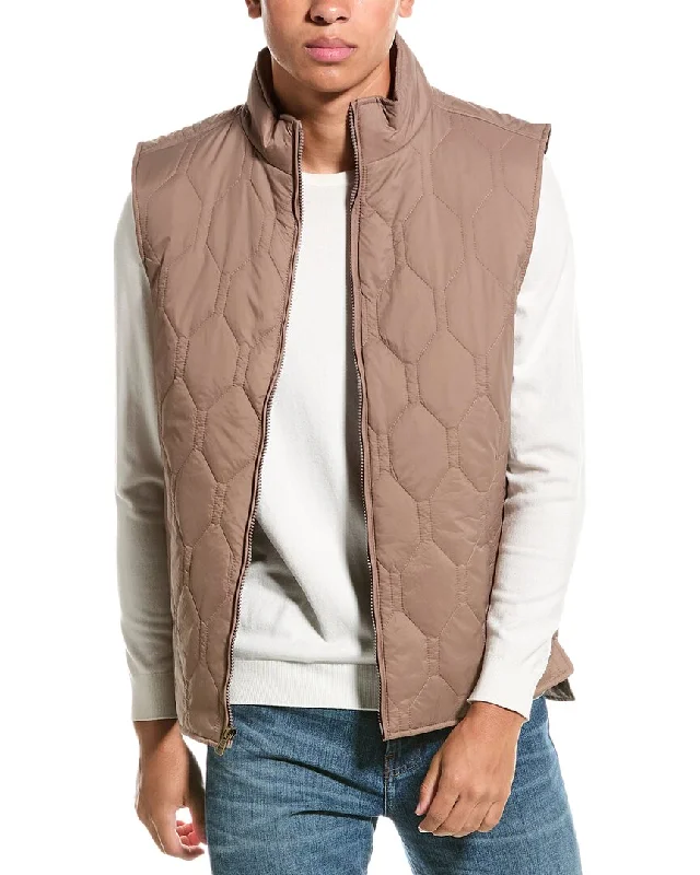 men's fashion vests -WEATHERPROOF VINTAGE Hexagon Quilted Vest