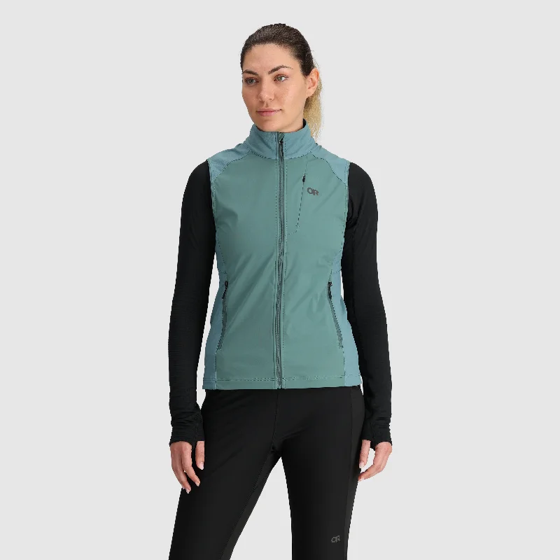 sleeveless jackets for men -Women's Deviator Wind Vest