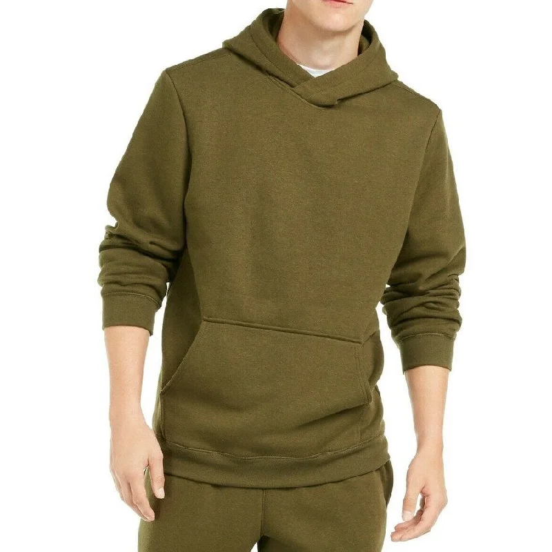 performance sweatshirts for men -Ideology Men's Fleece Hoodie Olive Size Small