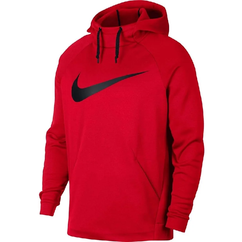 graphic hoodies for men -Nike Men's Therma Basketball Hoodie Red Size 2 Extra Large - XX-Large