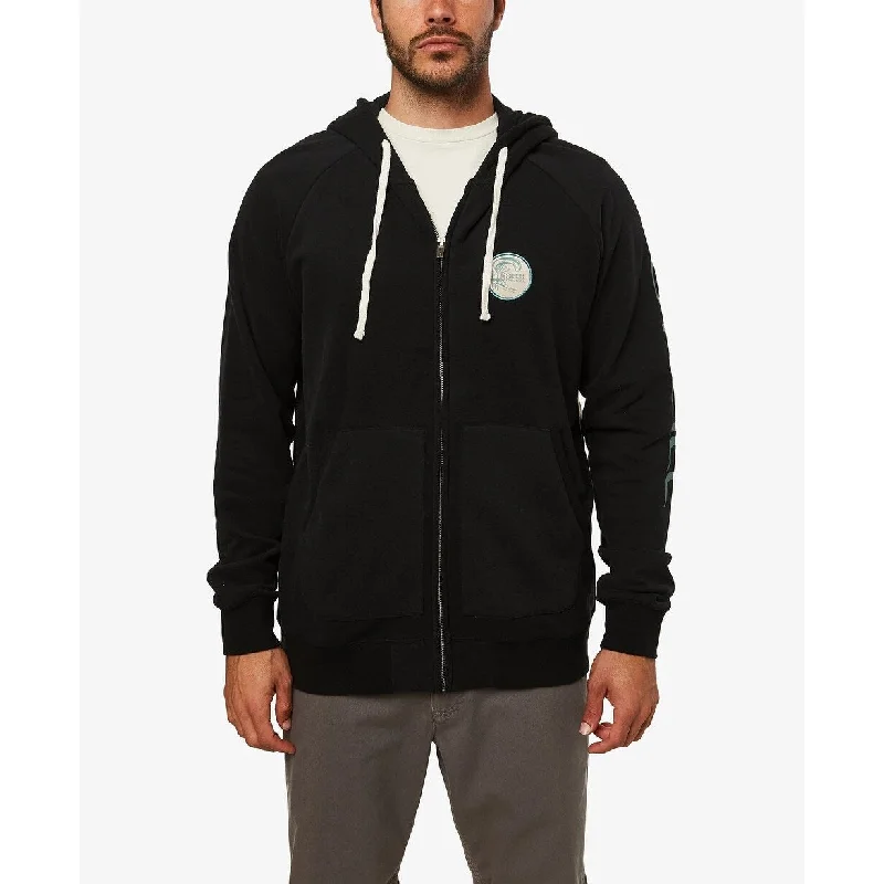 basic hoodies for men -O'Neill Men's Heritage Hoodie Black Size Medium