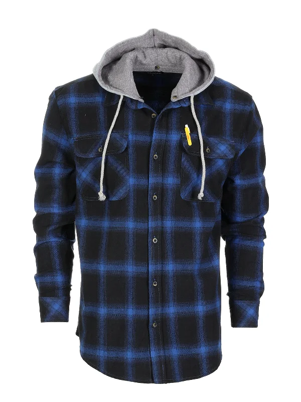 1132 - Black / Blue Plaid