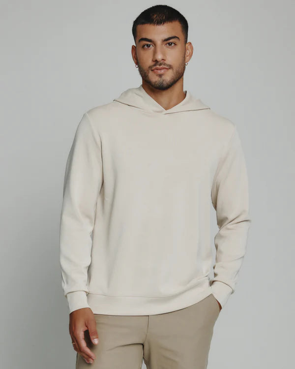 hoodies for men for working out -REV™ Hoodie - Beige