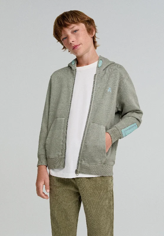 cotton hoodies for men -URBAN ZIP HOODIE KIDS