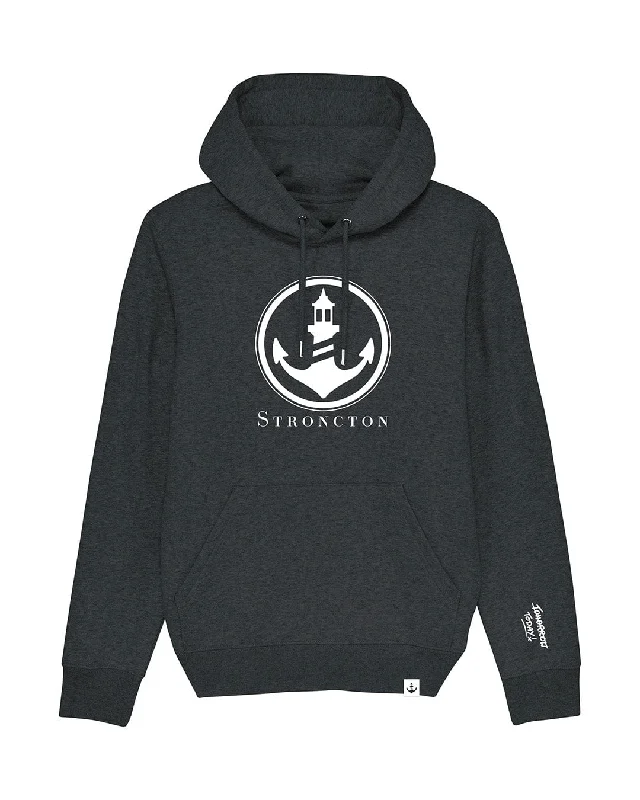 comfortable workout hoodies -Anchouse Organic Hoodie - Dark Heather Grey