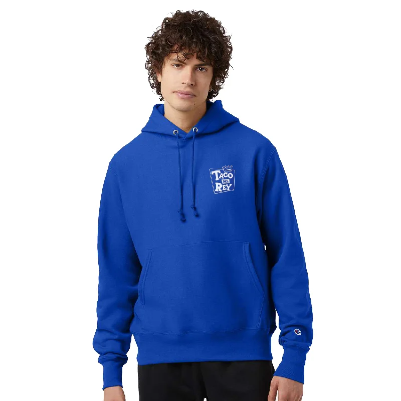 men's zippered sweatshirts -Champion Adult Reverse Weave Pullover Hoodie, Full Color