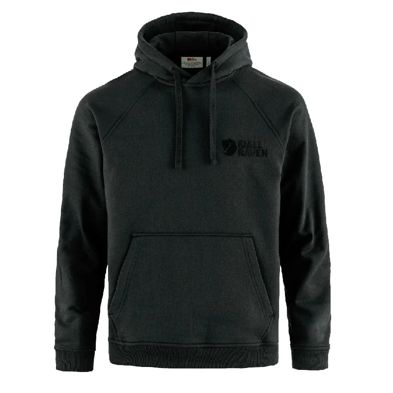 black hoodies for men -Fjallraven Classic Hoodie Black