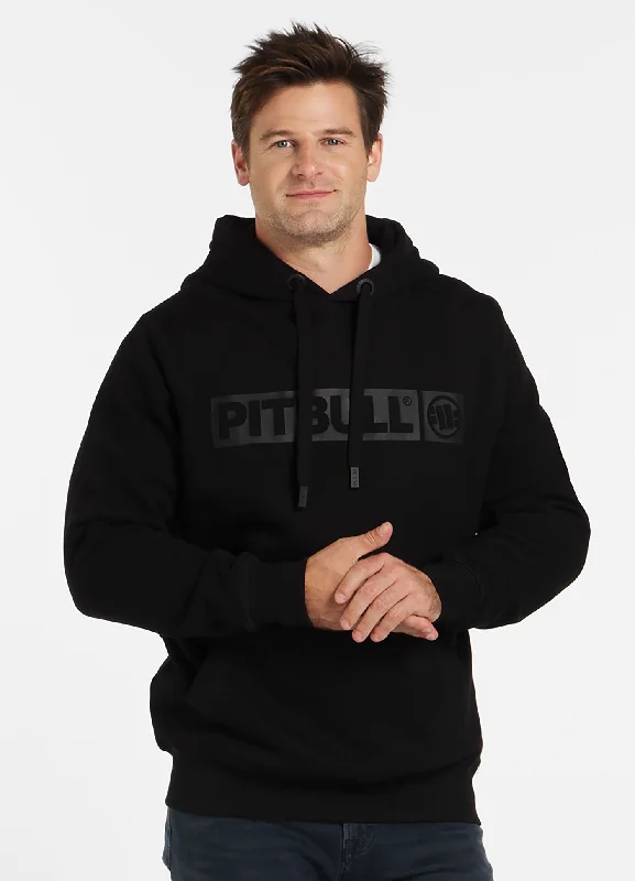 men's oversized sweatshirts for layering -Men's Hoodie Hilltop Black