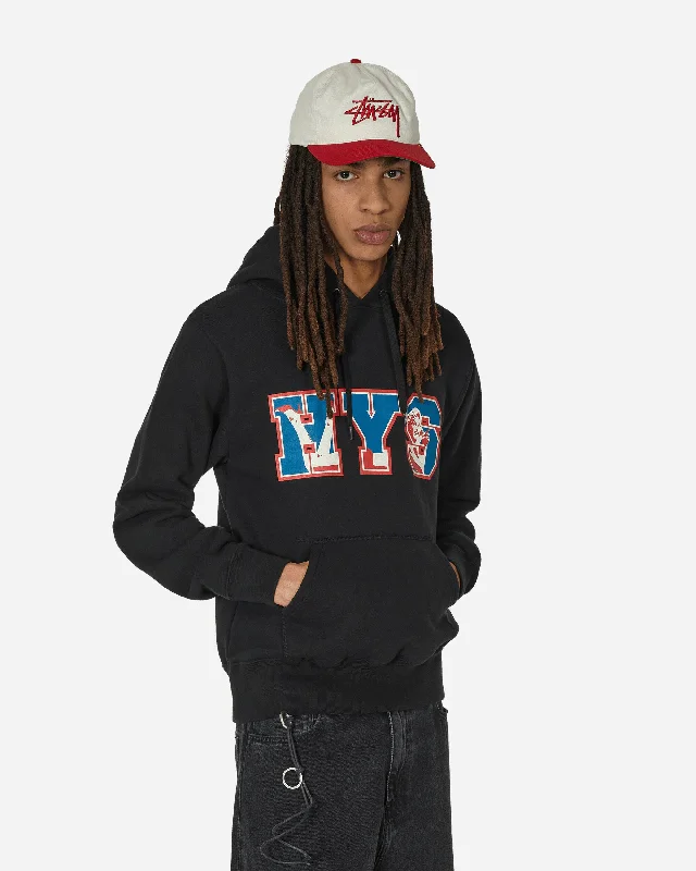 men's hoodies for casual wear -HYS Varsity Hoodie Black