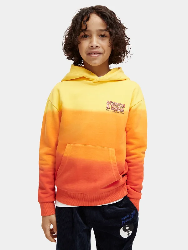 premium sweatshirts for men -Kids - Relaxed-fit dip-dyed hoodie