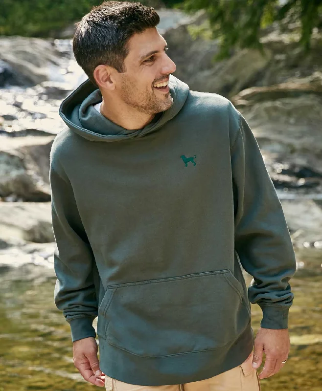 men's comfortable sweatshirts -Men's Bluffs Garment Dyed Fleece Hoodie