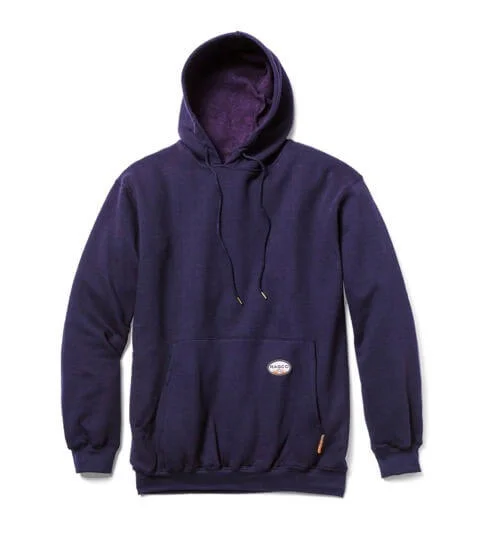 men's hoodie sweatshirt -Rasco FR Navy Blue Pullover Hoodie FR2102NV