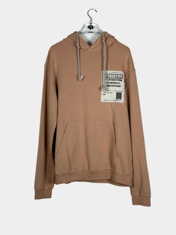 hoodie jackets for men -Patched Hoodie