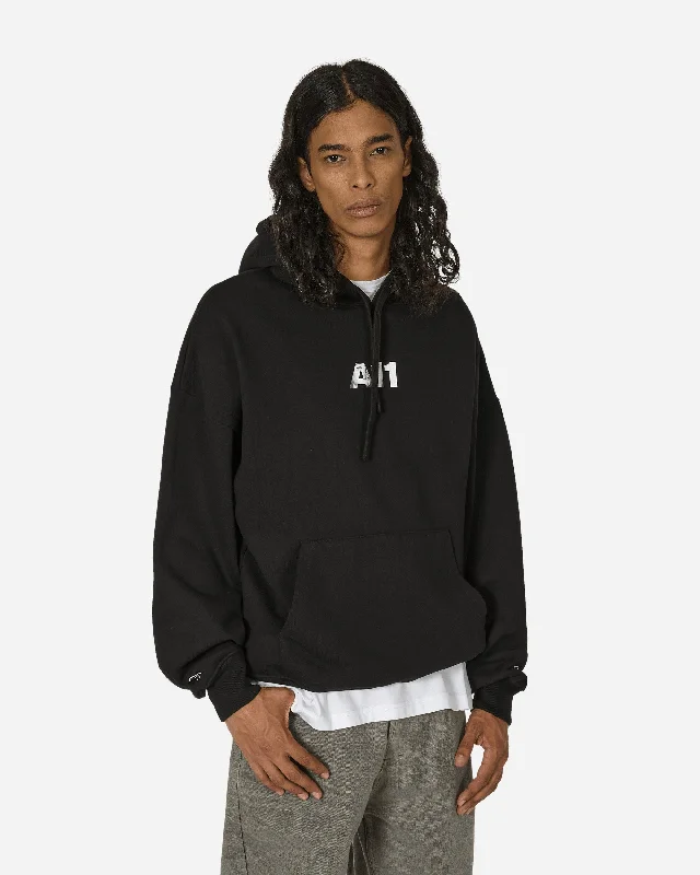 seasonal hoodies for men -A11 Cover Hoodie Black