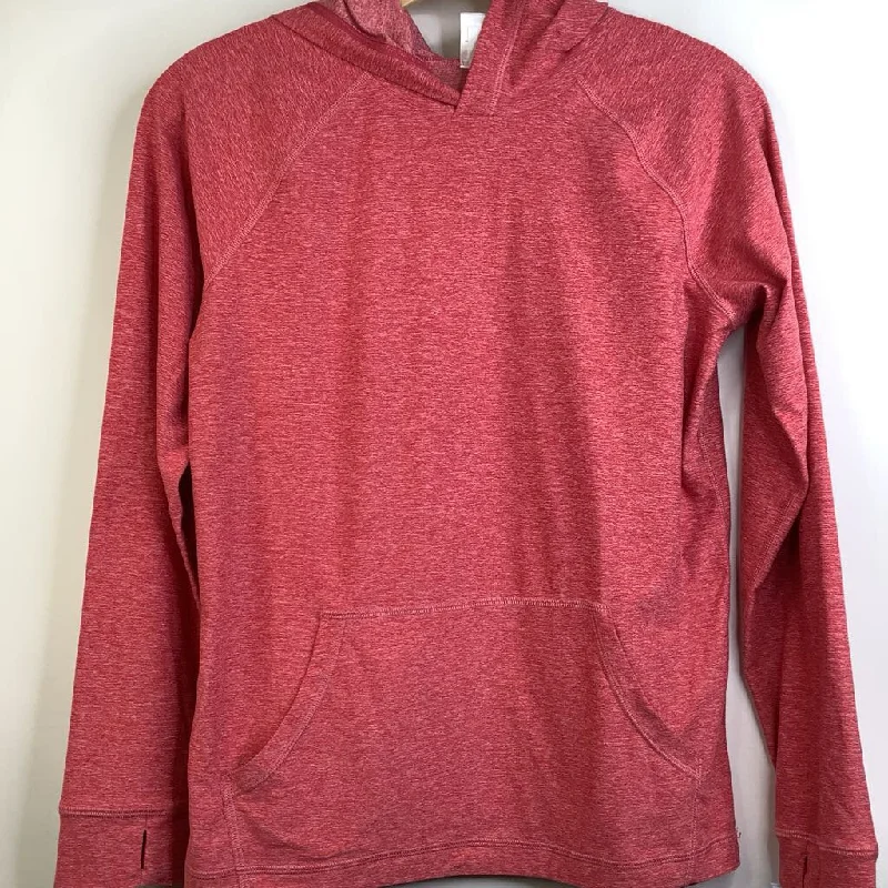 hoodies for men with pockets -Size 12 (150): Hanna Andersson Pink Heathered Athletic Hoodie