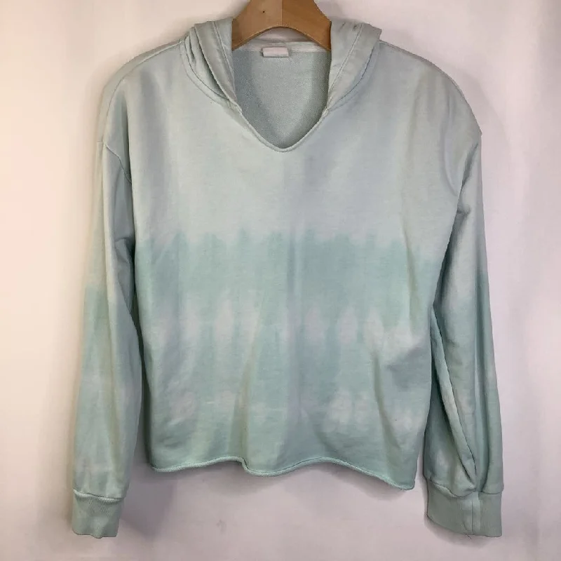 men's hoodies for gym -Size 14-16: Gap Turquoise Cropped Hoodie