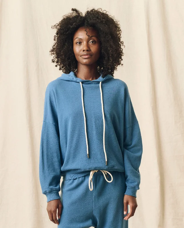 casual pullover sweatshirts -The Teammate Hoodie. Solid -- Glacier Blue