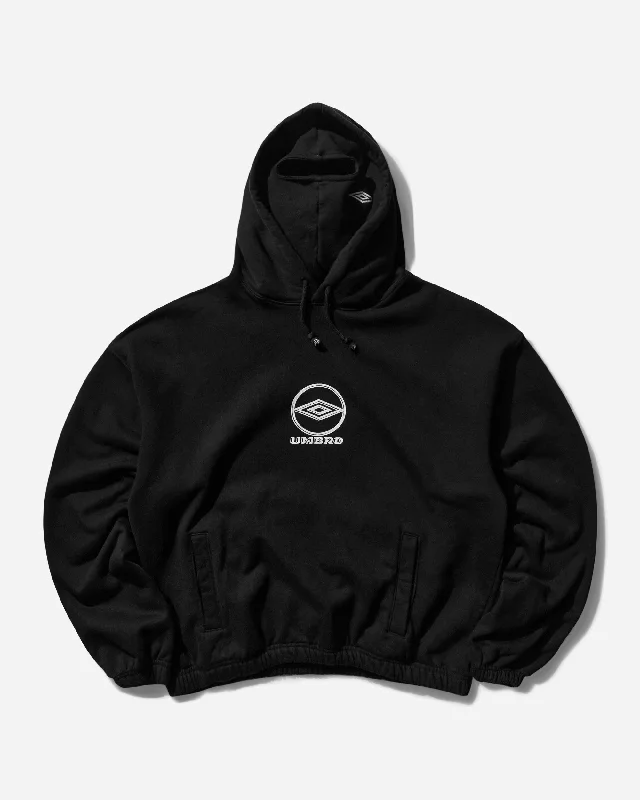 men's athletic hoodies -Men's Masked Hoodie Black