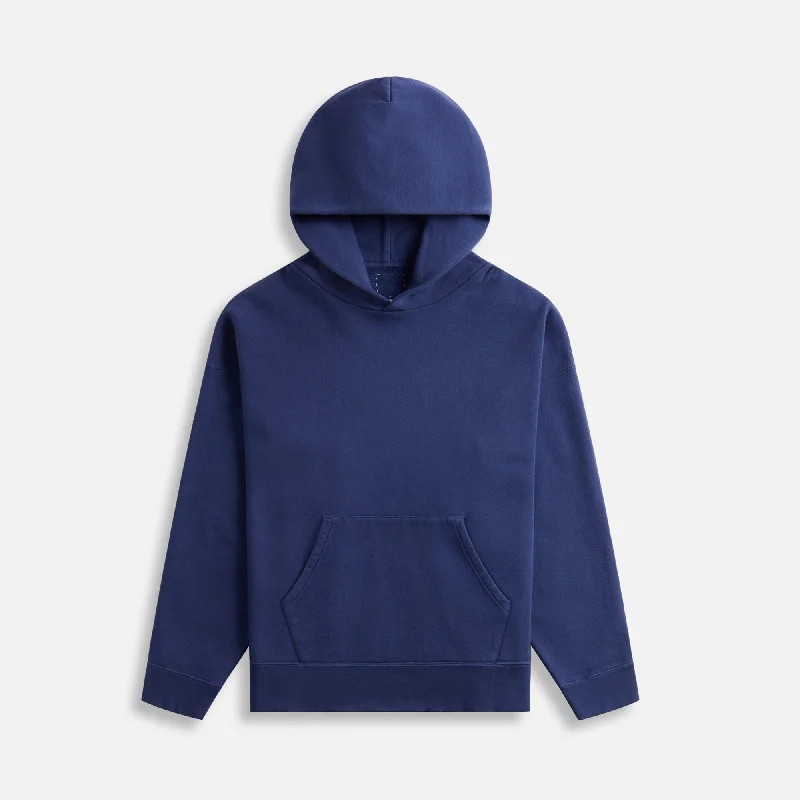 sports sweatshirts for men -Visvim Jumbo SB Hoodie P.O. DMGD - Blue