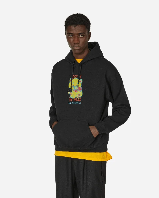 men's pull-over sweatshirts -Cutie Hoodie Black